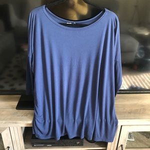 Navy blue long sleeve piko